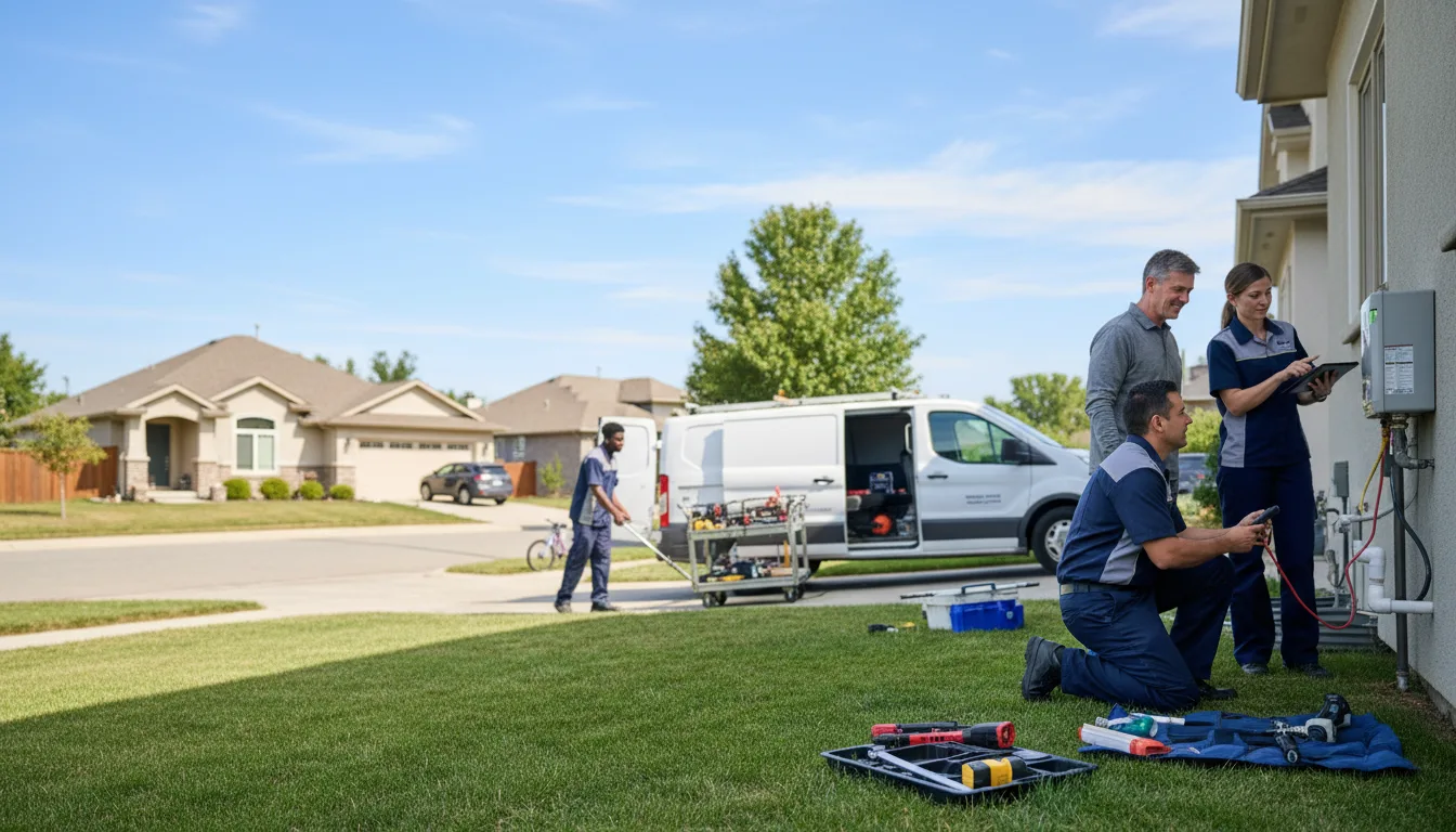 Tankless water heater service in Channing, TX